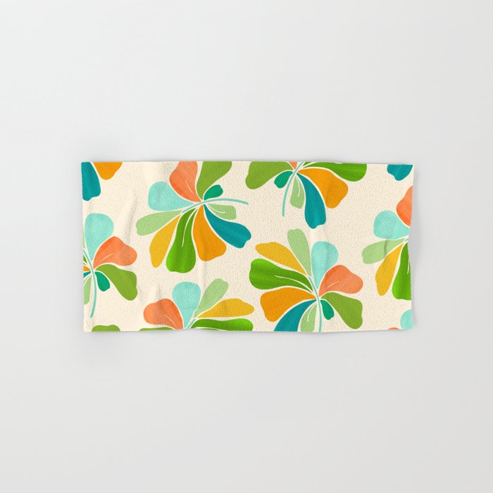 Whimsical Tropical Leaf Bath Towel Gallery Image 1