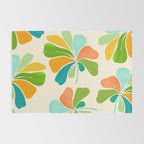 Whimsical Tropical Leaf Rug Gallery Image 2