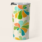 Whimsical Tropical Leaf Travel Mug Gallery Image 3