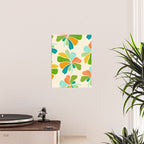 Whimsical Tropical Leaf Poster Gallery Image 2