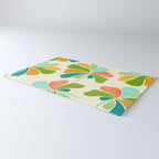 Whimsical Tropical Leaf Rug Gallery Image 3