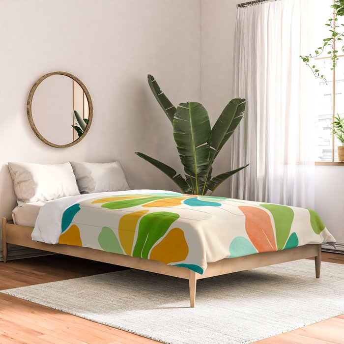 Whimsical Tropical Leaf Comforter Gallery Image 2