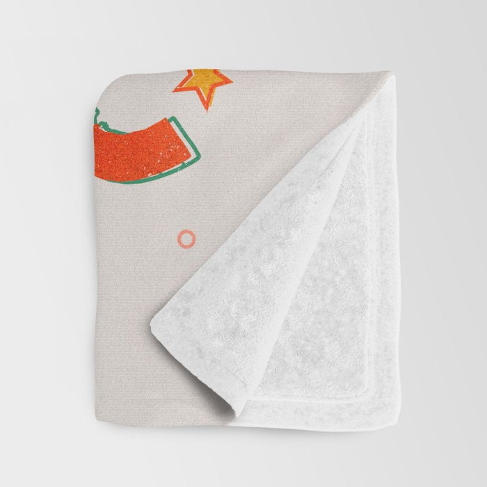 You Are Made Of Magic - colorful letters Throw Blanket Gallery Image 3