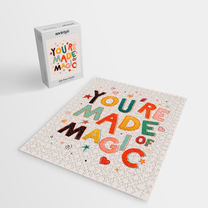 You Are Made Of Magic - colorful letters Jigsaw Puzzle Gallery Image 2