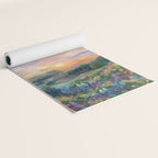 Sunset Landscape Yoga Mat Gallery Image 2