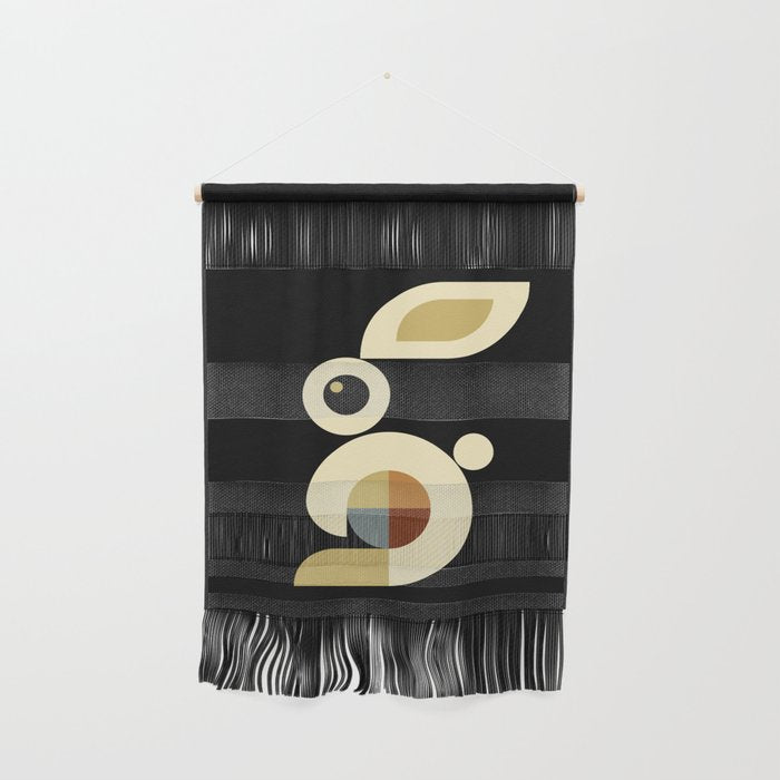 white rabbit modern Wall Hanging Gallery Image 1