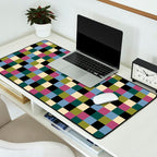 Bold Colorful Checks Pattern - Small I Desk Mat Gallery Image 2