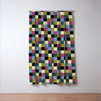 Bold Colorful Checks Pattern - Small I Window Curtain Gallery Image 3