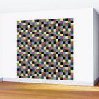 Bold Colorful Checks Pattern - Small I Wall Mural Gallery Image 2
