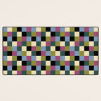 Bold Colorful Checks Pattern - Small I Desk Mat Gallery Image 3