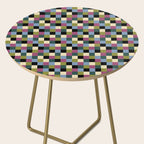 Bold Colorful Checks Pattern - Small I Side Table Gallery Image 2