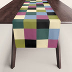 Bold Colorful Checks Pattern - Small I Table Runner Gallery Image 1
