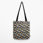 Bold Colorful Checks Pattern - Small I Tote Bag Gallery Image 2
