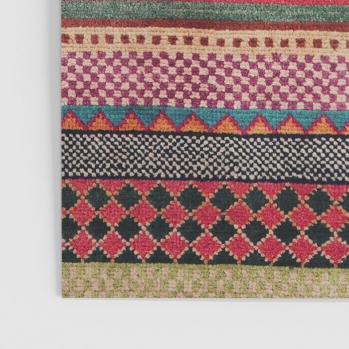 Oriental Traditional Rug Artwork Design C13 Poster Gallery Image 3