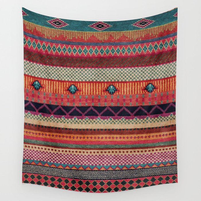 Oriental Traditional Rug Artwork Design C13 Wall Tapestry Gallery Image 1