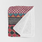 Oriental Traditional Rug Artwork Design C13 Throw Blanket Gallery Image 3