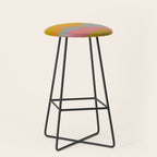 Vintage Western Desert Landscape in Dusty Neon Stool Gallery Image 1