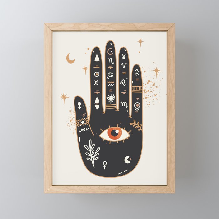 Palmistry 5 Mini Art Print Gallery Image 1