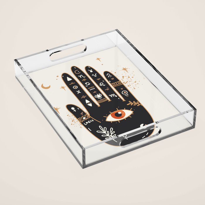 Palmistry 5 Acrylic Tray Gallery Image 1