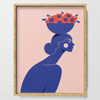 Floral Bowl Serving Tray Gallery Image 1