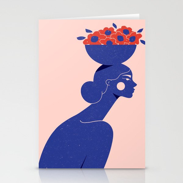 Floral Bowl Stationery Card Gallery Image 2