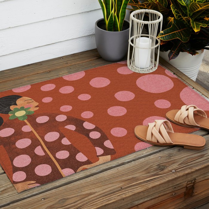 Flamenco Dance Outdoor Rug Gallery Image 2