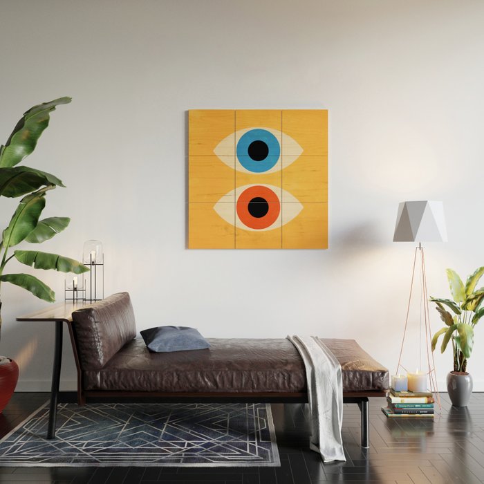 Eyes | Bauhaus III Wood Wall Art Gallery Image 2