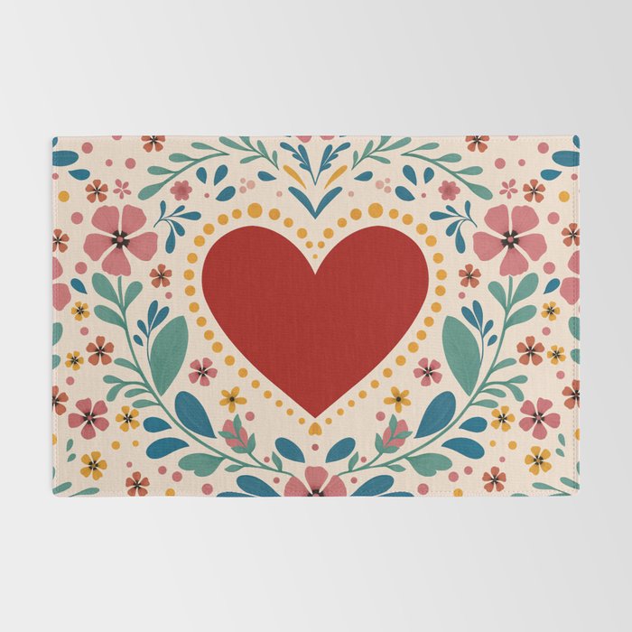 Folkloric heart Rug Gallery Image 2