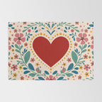 Folkloric heart Rug Gallery Image 2