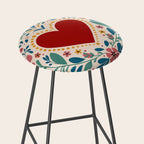 Folkloric heart Stool Gallery Image 2