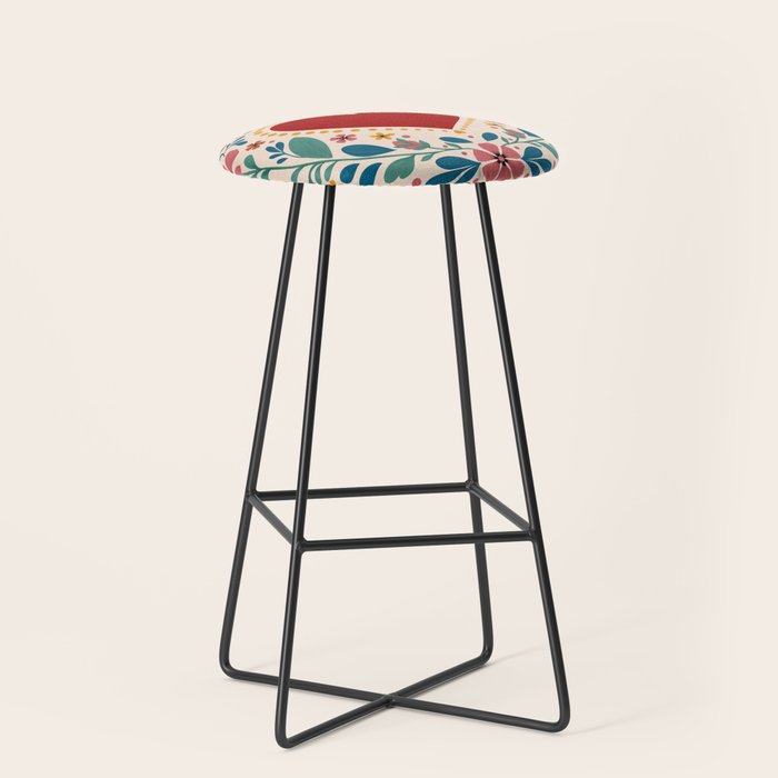 Folkloric heart Stool Gallery Image 1