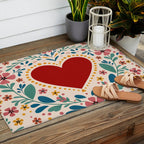 Folkloric heart Outdoor Rug Gallery Image 2