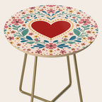 Folkloric heart Side Table Gallery Image 2