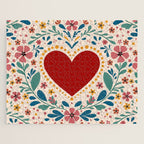 Folkloric heart Jigsaw Puzzle Gallery Image 1