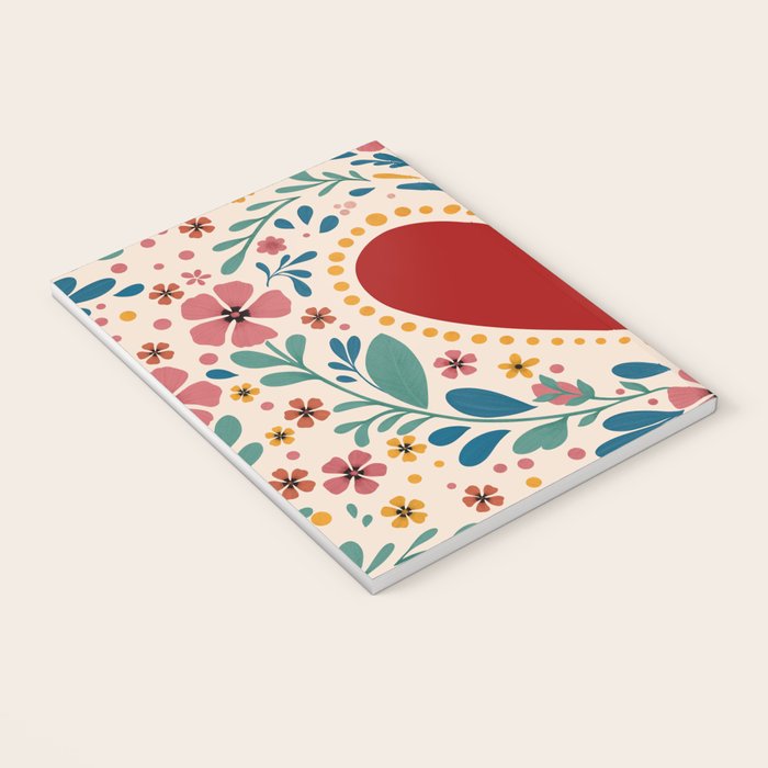 Folkloric heart Notebook Gallery Image 3