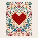 Folkloric heart Poster Gallery Image 4