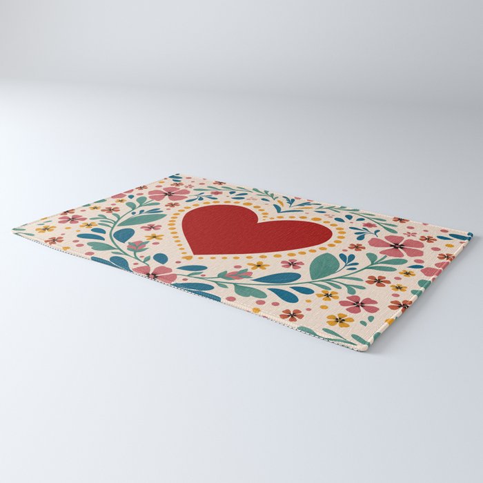 Folkloric heart Rug Gallery Image 3