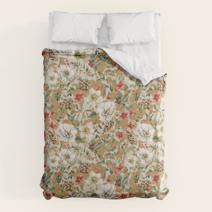 Winter flowers WP1 Duvet Cover Gallery Image 6