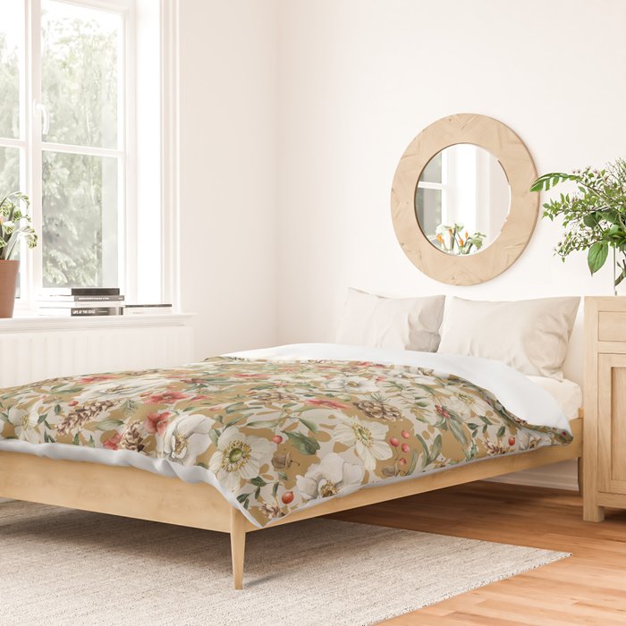 Winter flowers WP1 Duvet Cover Gallery Image 2