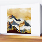 Misty Peaks Wall Mural Gallery Image 2