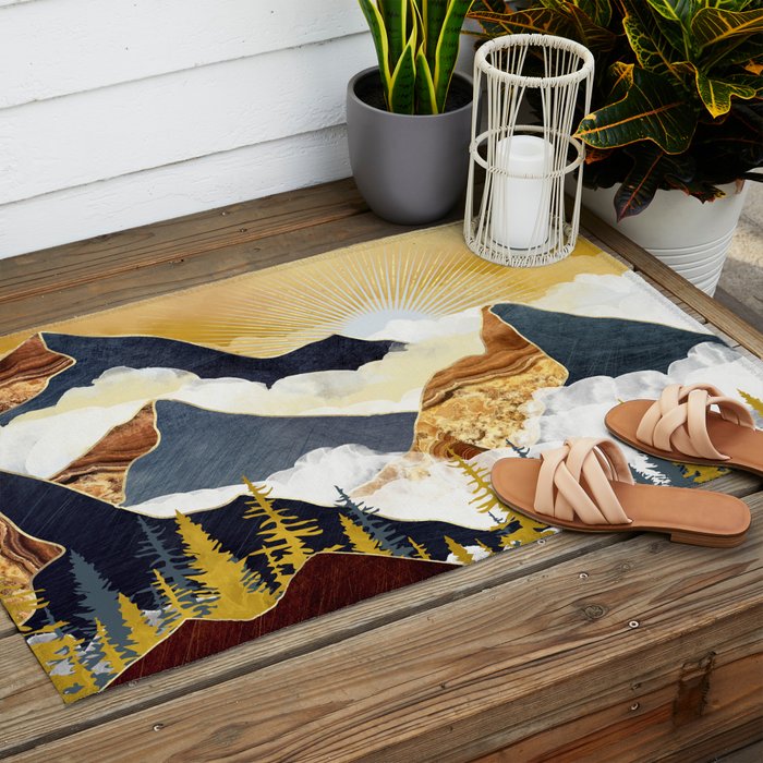 Misty Peaks Outdoor Rug Gallery Image 2