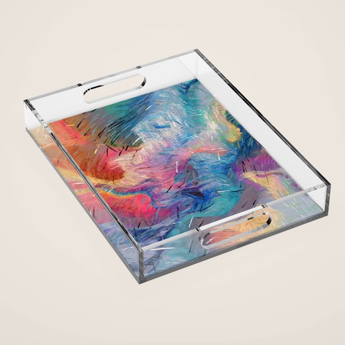 Soul-Driven Abstraction Acrylic Tray Gallery Image 1