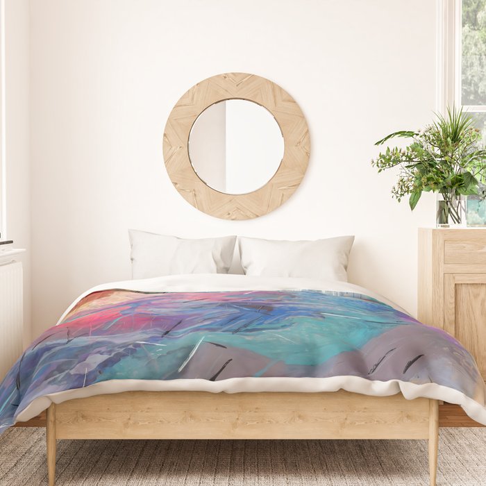 Soul-Driven Abstraction Duvet Cover Gallery Image 3