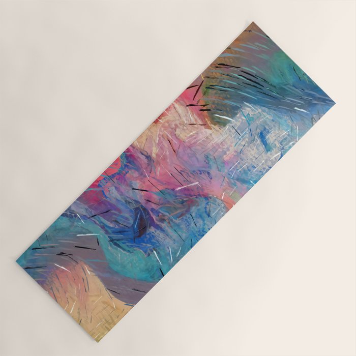 Soul-Driven Abstraction Yoga Mat Gallery Image 1