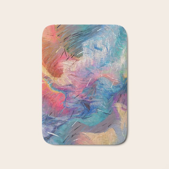 Soul-Driven Abstraction Bath Mat Gallery Image 1