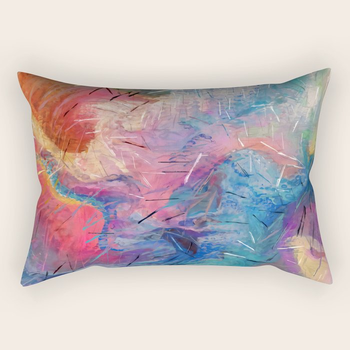 Soul-Driven Abstraction Rectangular Pillow Gallery Image 2