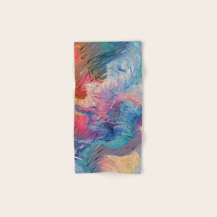 Soul-Driven Abstraction Bath Towel Gallery Image 1