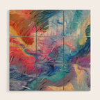 Soul-Driven Abstraction Wood Wall Art Gallery Image 1