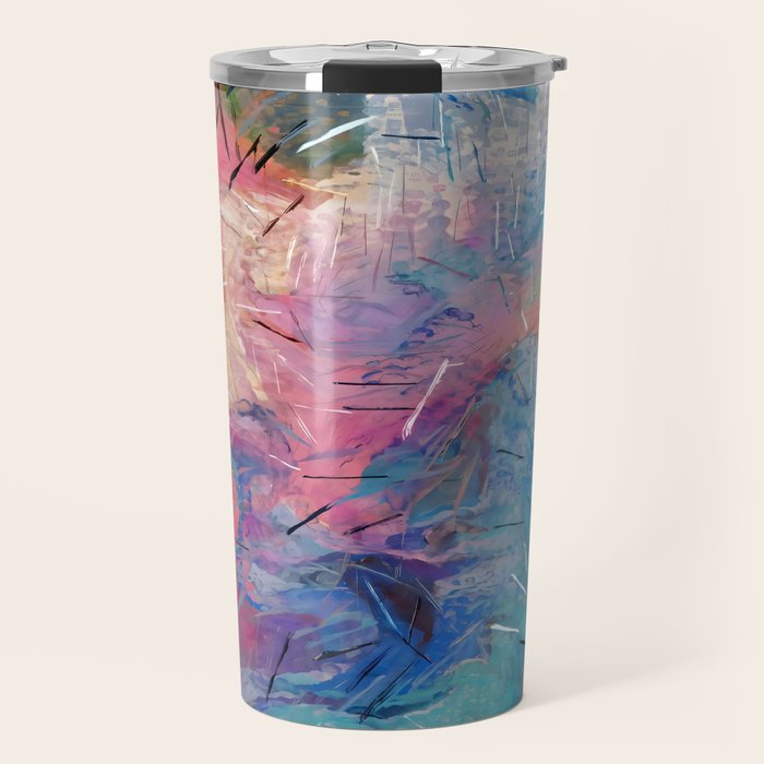 Soul-Driven Abstraction Travel Mug Gallery Image 1