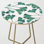 Ginkgo Biloba - Teal Side Table Gallery Image 2